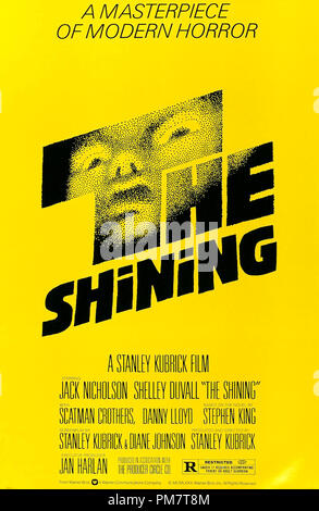 'The Shining' 1980 Warner Poster Datei Referenz # 31386 596 THA Stockfoto