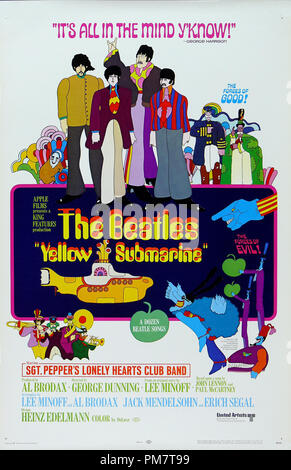 "Yellow Submarine" 1968 Poster Datei Referenz # 31386 603 THA Stockfoto