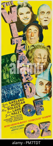 "Der Zauberer von Oz' 1939 MGM Poster Datei Referenz # 31386 658 THA Stockfoto