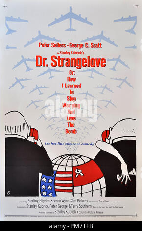 'Dr. Seltsam oder: Wie ich die Bombe zu lieben' 1964 Columbia Poster Datei Referenz # 31386 676 THA gelernt Stockfoto