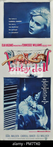 Eli Wallach und Carroll Baker 'Baby Doll' 1956 Poster Datei Referenz # 31386 720 THA Stockfoto