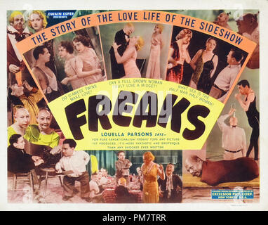 'Freaks' 1932 MGM Poster Datei Referenz # 31386 782 THA Stockfoto