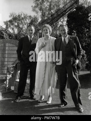 John, Ethel und Lionel Barrymore, 1932. Datei Referenz # 31386 925 Stockfoto