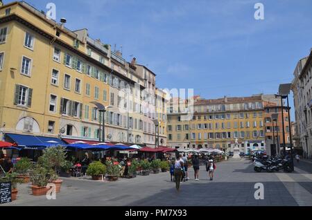 Marseille, Hafenstadt am Mittelmeer im Süden Niederlandes Stockfoto