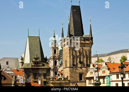 Prager Brücke Stockfoto