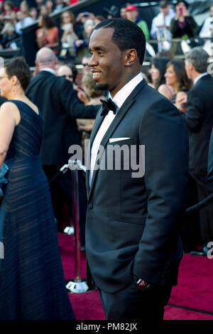 Sean Combs kommt für die 84. jährlichen Academy Awards aus Hollywood, CA Februar 26, 2012. Stockfoto