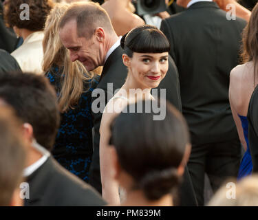 Rooney Mara, Oscar-nominiert für die Leistung von einer Schauspielerin in einer Hauptrolle, kommt für die 84. jährlichen Academy Awards aus Hollywood, CA Februar 26, 2012. Stockfoto