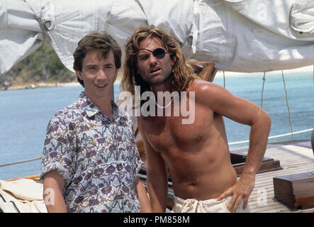 Film Still oder Werbung noch von 'Captain Ron" Martin Kurz, Kurt Russell © 1992 Touchstone Pictures Photo Credit: Cliff Lipson Alle Rechte vorbehalten Datei Referenz # 31487 045 THA für die redaktionelle Nutzung nur Stockfoto