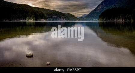 Buntzen Lake ist ein 4,8 Kilometer See in Anmore BC Kanada Stockfoto