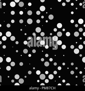 Grau nahtlose Dot Pattern-vector Hintergrund Grafik Stock Vektor