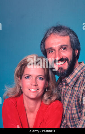 Studio Werbung noch von 'Familienbande' Meredith Baxter und Michael Gross ca. 1985 Stockfoto