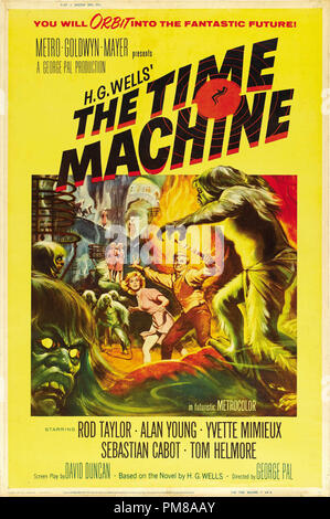 Studio Werbung: 'Time Machine' 1960 MGM Poster Rod Taylor, Yvette Mimieux Datei Referenz # 31780 625 Stockfoto