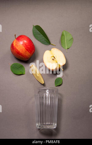 Äpfel für das Auspressen Stockfoto