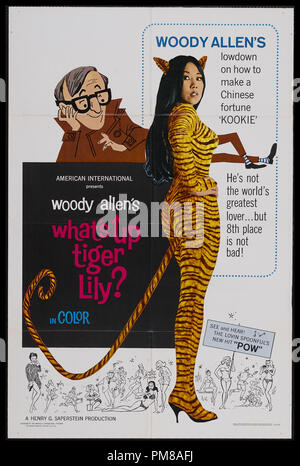 Studio Werbung: "What's Up, Tiger Lily?", 1966, American International Pictures Plakat Woody Allen Datei Referenz # 31780 729 Stockfoto