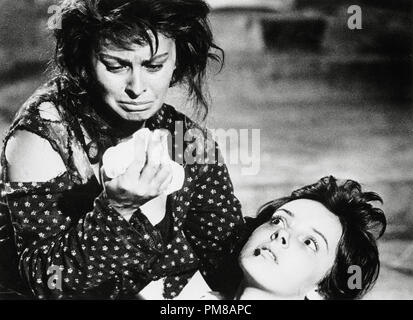 Sophia Loren, Eleonora Brown "Zwei Frauen" 1960 Botschaft Datei Referenz # 31780 875 THA Stockfoto