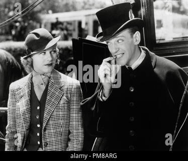 Ginger Rogers und Fred Astaire, Hutprofil 1935 RKO Datei Referenz # 31780 902 Stockfoto