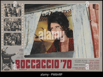 'Boccaccio 70' 1962 italienische Poster Sophia Loren Datei Referenz # 31780 906 Stockfoto