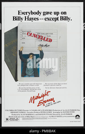 Studio Werbung: 'Midnight Express' 1978 Columbia Poster Brad Davis Datei Referenz Nr.31790 979 THA Stockfoto