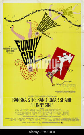 "Funny Girl" Barbra Streisand Columbia Poster 1968 Datei Referenz # 31955 561 THA Stockfoto