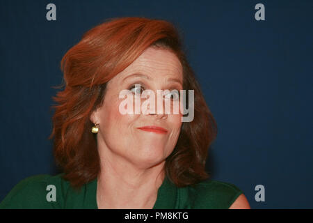 Sigourney Weaver "politischen Tiere TV Portrait Session, 17. August 2012. Reproduktion von amerikanischen Boulevardzeitungen ist absolut verboten. Datei Referenz # 31630 003 GFS nur für redaktionelle Verwendung - Alle Rechte vorbehalten Stockfoto