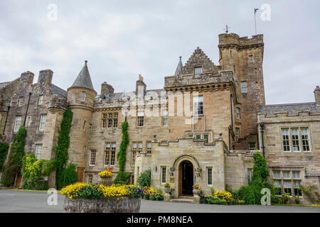 Luxuriöses 5-Sterne-Hotel Glenapp Castle Hotel in der Nähe von Ballantrae, South Ayrshire, Schottland, Großbritannien. Stockfoto