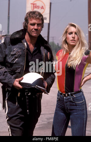 Studio Werbung immer noch von "The Fall Guy" Lee Majors, Heather Thomas ca. 1981 Alle Rechte vorbehalten Datei Referenz # 31713041 THA für die redaktionelle Nutzung nur Stockfoto