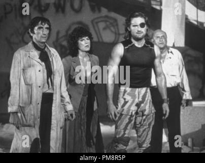 Studio Werbung noch von 'Escape From New York" Harry Dean Stanton, Adrienne Barbeau, Kurt Russell, Donald Pleasence © 1981 Avco Embassy Alle Rechte vorbehalten Datei Referenz # 31713155 THA für die redaktionelle Nutzung nur Stockfoto