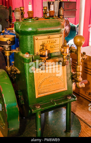 17. jährlichen Antiken Marine Engine Expo Mystic Seaport Mystic, Connecticut, USA Stockfoto