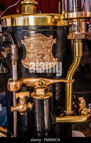 17. jährlichen Antiken Marine Engine Expo Mystic Seaport Mystic, Connecticut, USA Stockfoto