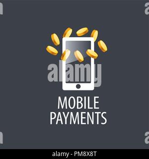 Logo mobile Zahlungen Stock Vektor