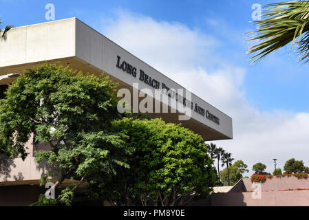 LONG BEACH, CALIF-Sept 10, 2018: Long Beach Performing Arts Center ist die Heimat der Terrasse Theater, Theater und Meer Ballsaal. Stockfoto