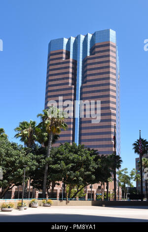 LONG BEACH, CALIF-Sept 10, 2018: Das One World Trade Center ist ein 27stöckiges Bürogebäude in 1989 abgeschlossen Es ist das höchste Gebäude in Long Beach. Stockfoto