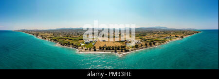 Antenne panorama Blick auf die Bucht Stockfoto
