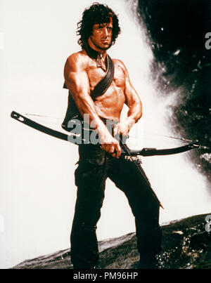 Studio Werbung immer noch von "Rambo: First Blood Part II" Sylvester Stallone © 1985 Tri-Star Alle Rechte vorbehalten Datei Referenz # 31703133 THA für die redaktionelle Nutzung nur Stockfoto