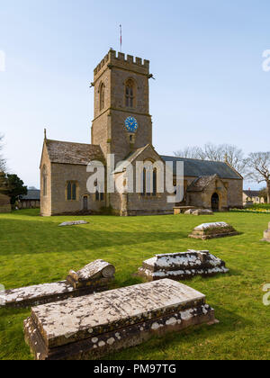 St. Mary's Church, Burton Bradstock, Dorset, Großbritannien Stockfoto