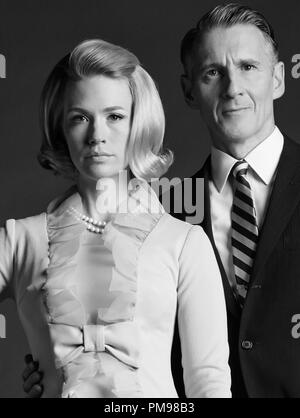 'Mad Men' Staffel 6 (2013) noch von Januar Jones und Christopher Stanley in Mad Men Stockfoto