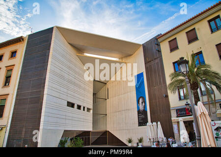 Granada, Spanien - 16. Oktober 2017: Federico Garcia Lorca Center in der Nähe von Royal Kathedrale Stockfoto