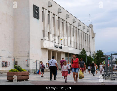 Plovdiv, Bulgarien. 12 Sep, 2018. 12.09.2018, Plovdiv, Bulgarien: Die Central Post Office im Zentrum. Plovdiv ist die älteste bewohnte Stadt in Europa und eine der ältesten der Welt. 2019, die Stadt ist Europäische Kulturhauptstadt. Foto: Jens Kalaene/dpa-Zentralbild/ZB | Verwendung weltweit/dpa/Alamy leben Nachrichten Stockfoto