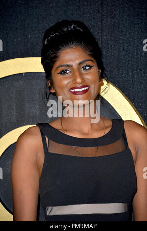 Los Angeles, USA. September 17, 2018: kumari an der HBO Emmy Partei an der Pacific Design Center. Bild: Paul Smith/Featureflash Credit: Sarah Stewart/Alamy leben Nachrichten Stockfoto