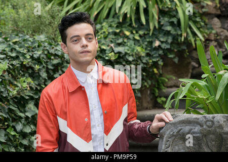 Rom, Italien. 18. Sep 2018. Rami Malek die Teilnahme am Fotoshooting von Bohemian Rhapsody im Hotel De Russie in Rom Credit: Silvia Gerbino/Alamy leben Nachrichten Stockfoto