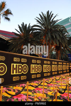 West Hollywood, USA. 17. Sep 2018. Einen Überblick über die Atmosphäre in der HBO Offizielle 2018 Emmy nach Partei am 17. September 2018 bei Pacific Design Center in West Hollywood, Kalifornien. Foto von Barry King/Alamy leben Nachrichten Stockfoto