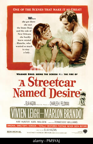 Studio Publicity still: 'A Streetcar Named Desire' Poster 1951 Warner File Reference # 31780 013 Stockfoto