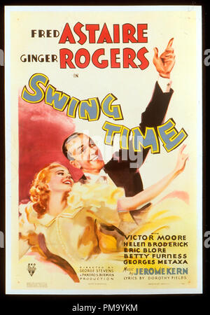 Studio Publicity still: „Swing Time“ Poster 1936 RKO-Dateireferenz # 31780 217 Stockfoto