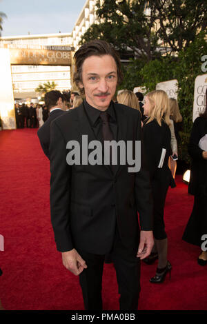 Für beste Leistung durch einen Schauspieler in einer Motion Picture - Drama für seine Rolle in "The Sessions", Schauspieler John Hawkes der 70. jährlichen Golden Globe Awards im Beverly Hilton in Beverly Hills, CA am Sonntag, den 13. Januar 2013 besucht nominiert. Stockfoto