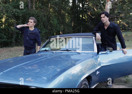 The Vampire Diaries Staffel 2 (2010-2011) Paul Wesley und Ian Somerhalder Stockfoto