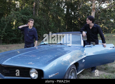 "The Vampire Diaries" Saison 2 (2010-2011) Paul Wesley und Ian Somerhalder Stockfoto