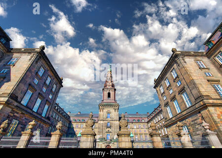 Schloss Christiansborg in Kopenhagen Stockfoto