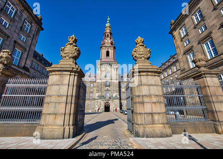 Schloss Christiansborg in Kopenhagen Stockfoto