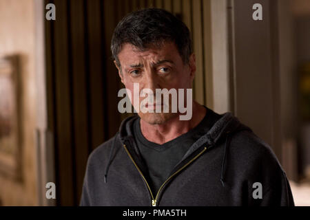 SYLVESTER STALLONE als Henry 'Razor' Scharf in Warner Bros. Pictures' Komödie "GRUDGE MATCH", ein Warner Bros.-Bilder freigeben. Stockfoto