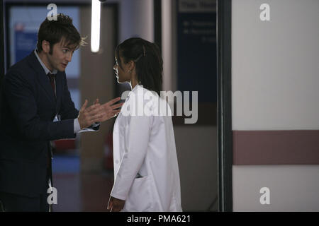 David Tennant und Freema Agyeman 'Dr. Die 'TV-Serie (Staffel 3: 2007) Stockfoto